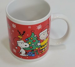 2011 Peanuts Snoopy Charlie Brown Christmas Coffee Mug Cup Galerie - $9.46