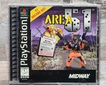 Area 51 PS1 (Sony PlayStation 1, 1996) Complete CIB Midway Tested Black ... - $24.74