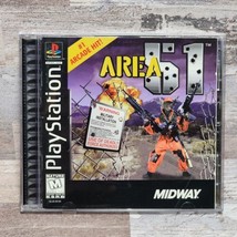 Area 51 PS1 (Sony PlayStation 1, 1996) Complete CIB Midway Tested Black Label  - £19.43 GBP