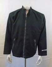 Eagle Hockey Men&#39;s Polyester Mock Full Zip Long Sleeve Fleece Lined Jack... - $9.90