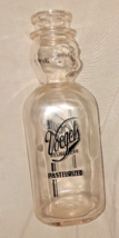 Voegel&#39;s Pasteurized Dairy Baby Face It Whips Milk Bottle Faribault Minn... - $42.06