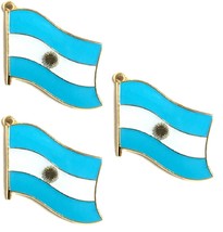 Argentina International Waving World Flag Lapel Pins  - $74.01 MXN+