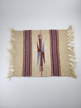 Vintage Native American Woven Tapestry 11&quot; x 9” Navajo Southwest United ... - £59.35 GBP