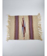 Vintage Native American Woven Tapestry 11&quot; x 9” Navajo Southwest United ... - £56.92 GBP