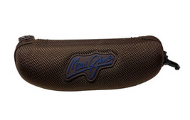 Maui Jim Brown Nylon Zip  Reading Eye Glasses Hard Case w/ Clip - £7.50 GBP