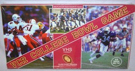 Vintage 1987 VHS College Football Association VCR College Bowl Game New Sealed - £9.35 GBP