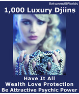 Ceres 1,000 Luxury Wealth Spell Djinns Have It All Love 3rd Eye Protecti... - £111.79 GBP
