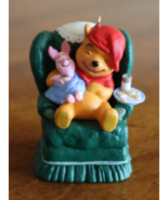 Vintage Disney Winnie The Pooh Christmas Ornament Piglet Napping Recline... - $9.49