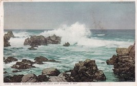 Break, Break, Break, on the Cold Gray Stones, O Sea CA 1913 Ontario Postcard E06 - £6.38 GBP