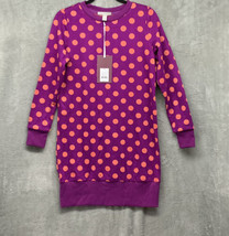 Victor Glemaud Women’s Purple Polka Dot Long Sleeve Tunic Dress Size XXS - $19.49
