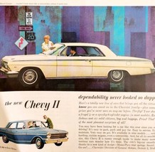 1961 62 Chevy II 300 Sedan &amp; Impala Advertisement Automobilia Chevrolet ... - $29.99