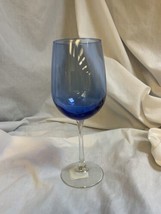 16 Quality 9&quot; Vintage 18.5 oz. COBALT BLUE Blown Glass Balloon Water wine Goblet - £75.99 GBP