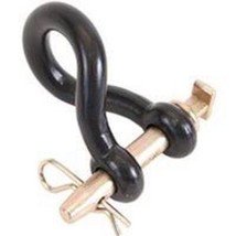 NEW KOCH 4004553 7/8&quot; X 3 7/8&quot; BLACK COATED HEAVY DUTY  TWISTED CLEVIS 6... - $31.99