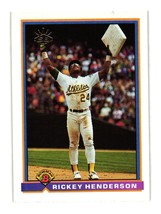 1991 Bowman #692 Rickey Henderson Oakland Athletics - £2.37 GBP