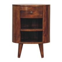 Artisan Furniture Cortez Chestnut Bedside - £145.44 GBP