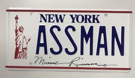 Michael Richards Signed Autographed &quot;ASSMAN&quot; Seinfeld Metal License Plat... - £235.89 GBP