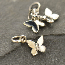 Sterling Silver Butterfly Charm Solderable Charm 6x6mm - €10,21 EUR