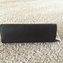 Fossil Fold Sunglass Case Dark Brown almost black PKSUN13 NWT $20 Retail 1 - £11.07 GBP