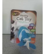 Cat Toy Blue Fish Vibrating Pull Sting Pet Pals - £19.44 GBP