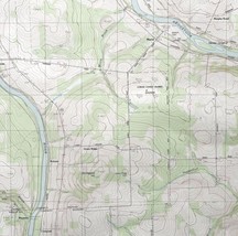 Map Goodwin Maine 1984 Topographic Geological Survey 1:24000 27 x 22&quot; TOPO6 - $44.99