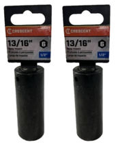 Deep Impact Socket 1/2&quot; Drive 6-Point SAE 13/16&quot; Size, CRESCENT CIMS26N ... - $295.73 MXN