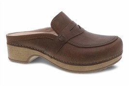 Dansko women&#39;s bel penny mule in Oiled Brown - size 41 - £65.91 GBP