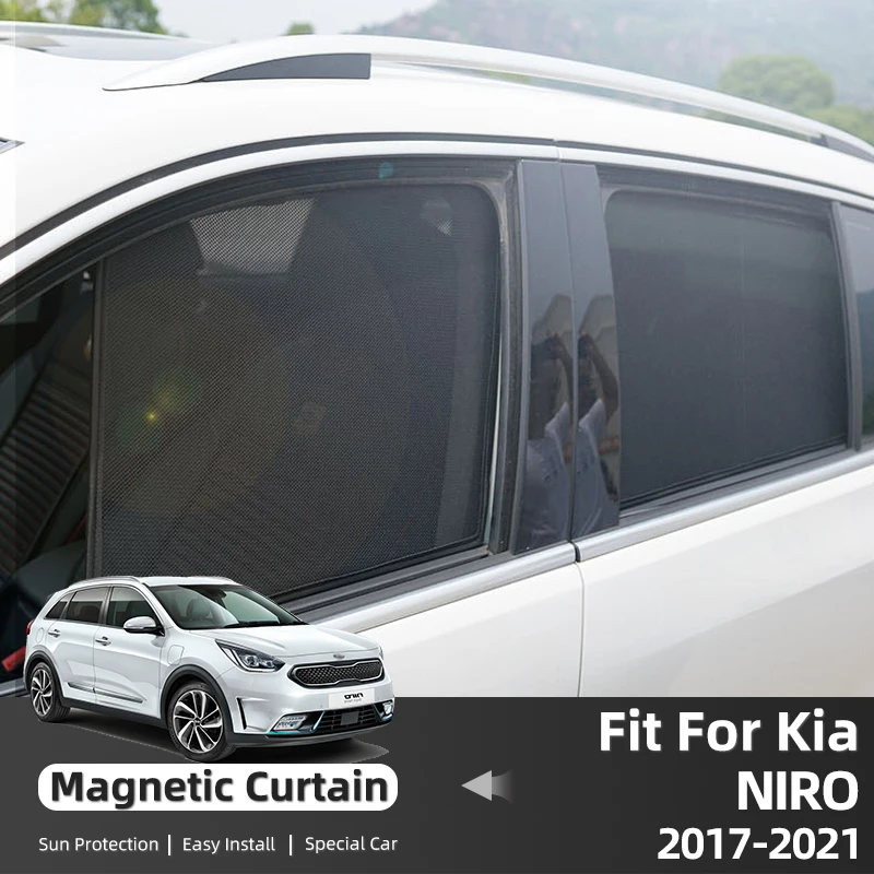 For Kia NIRO 2017-2022 DE Magnetic Car Sunshade Visor Front Rear Windshield - £35.69 GBP+