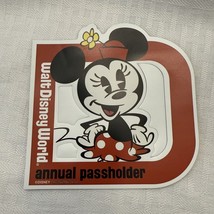 Authentic Walt Disney World Annual Passholder Magnet Minnie Mouse AP NEW - $15.99