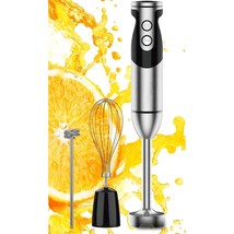 Stainless Steel Titanium Reinforced 3-In-1 Immersion Hand Blender, Powerful With - £31.16 GBP
