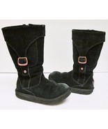 UGG Australia Leather Sheepskin Boots 5918 Zip Youth Kids Girls Distress... - £30.67 GBP