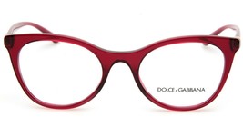 New D&amp;G Dolce&amp; Gabbana Dg 3312 3211 Red Eyeglasses Frame 52-20-140 B42 Italy - £97.90 GBP