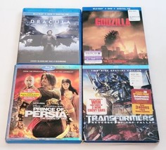 Dracula Untold, Godzilla, Prince Of Persia &amp; Transformers Revenge Of The Fallen  - £10.56 GBP