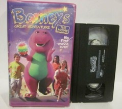 Barney - Barneys Great Adventure: The Movie (VHS Tape Movie1998) - £8.48 GBP