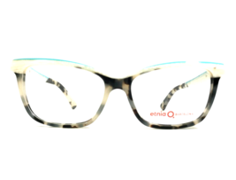 Etnia Barcelona Eyeglasses Frames WELS HVWH Havana White Blue Cat Eye 52... - $119.10