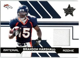 Brandon Marshall 2006 Leaf Rookies &amp; Stars Materials Rookie Card (RC) #266- /799 - £23.39 GBP