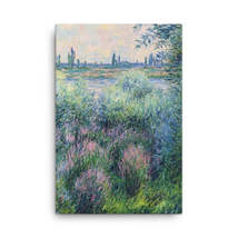 Claude Monet Spot on the Banks of the Seine, 1881 Canvas Print - $99.00+