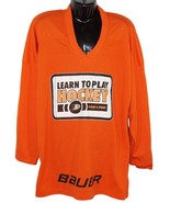 Tron Hockey Orange Jersey Junior L/XL - Learn To Play Getzlaf Perry Larg... - £7.81 GBP