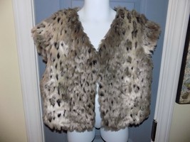 Tucker &amp; Tate Faux Fur Animal Print Vest Nordstrom Size M/L Girl&#39;s NWOT - £17.22 GBP
