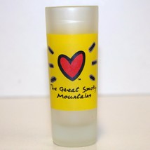 Shot Glass Shooter The Great Smoky Mountains ( Cute Heart &amp; Mountain Layout ) - £4.71 GBP