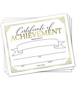 Elegant Gold Certificate of Achievement | Set of 25 | Awards - $22.39 CAD