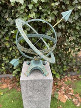 Roman Sundial – Bronze Sculpture. 50x40x42cm - 6.3Kg - $691.71 CAD