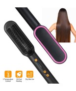 Home Use Professional Electric Flat Iron Curly 2 in 1 Hair Straightener ... - £18.76 GBP