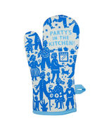 Blue Q Oven Mitt ~ Party's in the Kitchen! Super-Insulated, 100% Cotton - €14,33 EUR
