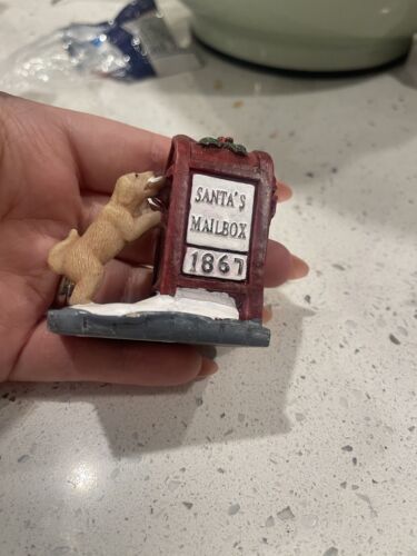 Christmas Puppy Dog Figurine - $10.00