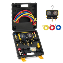 AC Manifold Gauge Set for R22 R32 410A 134A Refrigerant, 3 Way AC Gauges... - $123.51