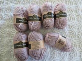 7 - 1.76 Oz. Coats &amp; Clark Royal Mouline Bulky Wool Blend #8024 Lilac Yarn - £19.77 GBP