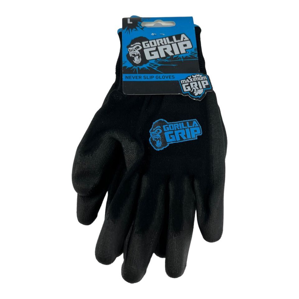 Gorilla Maximum Grip Never Slip Mechanic Large Gloves Grease Monkey - $6.25