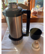 Thermos Nippon Sanso Large Insulated Travel Bottle w/Collapsible Handle-... - $435.44 MXN