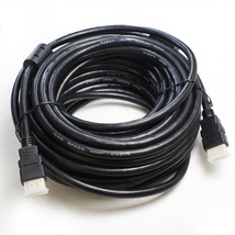 50Ft Long V1.4 Gold Hdmi Cable (15M Black) - £52.92 GBP