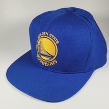 Mitchell &amp; Ness NBA Golden State Warriors Blue Yellow Snap Back Hat Cap Wool  - £9.64 GBP